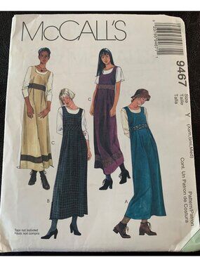 McCall's Misses Jumper Sewing Pattern Size 4 6 8 10 12 14 9467 - Uncut